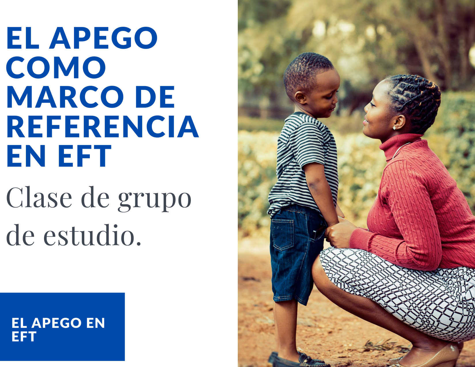 Clase: El Apego como marco de referencia en EFT